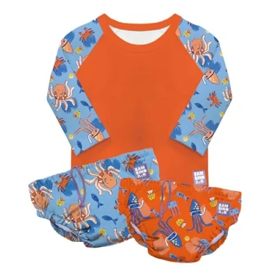 Image de Bambino Mio Swim Set Maillot de Bain, Team Vagues, 1 2 Ans (Lot 3) Mixte bébé