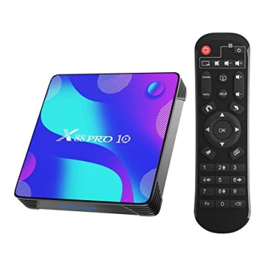 Image de Android 11 TV Box,TUREWELL 4Go RAM 32Go ROM RK3318 Quad Core 64bit Cortex A53 Support 2.4/5.0GHz Dual Band WiFi BT4.0 3D 4K 1080P H.265 10/100M Ethernet HD 2.0 Smart Box