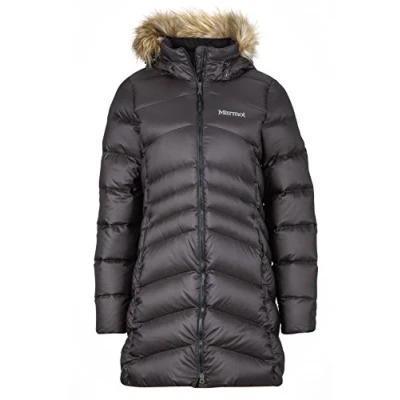 Image de Marmot Wm&#039;s Montreal Coat Veste Légère en Duvet Isolée, Facteur de Gonflement 700, Manteau d&#039;extérieur, Anorak déperlant, Coupe Vent Femme Black FR: M (Taille Fabricant: M)