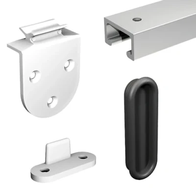 Image de Système coulissant SLID&#039;UP 1900 pour 2 portes de placard rail 1 m aluminium 6 kg