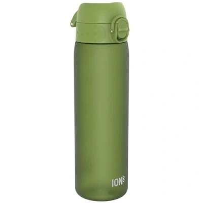 Image de Ion8 Gourde, 500ml, Anti Fuite, Facile à Ouvrir, Verrouillage Sécurisé, Lavable en Lave vaisselle, Sans BPA, Poignée de Transport, S&#039;adapte aux Porte gobelets, Nettoyer, Vert Kaki