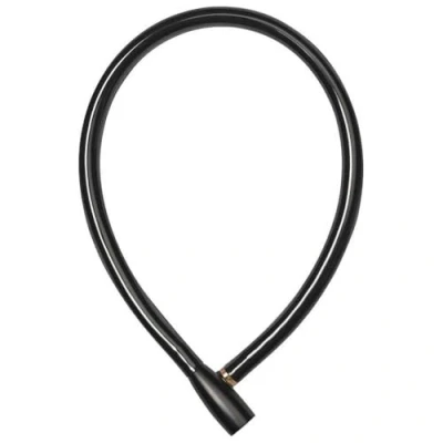 Image de ABUS antivol à câble 3406K en acier de 55 mm long avec gaine plastique pour vélo niveau sécurité 1 noir