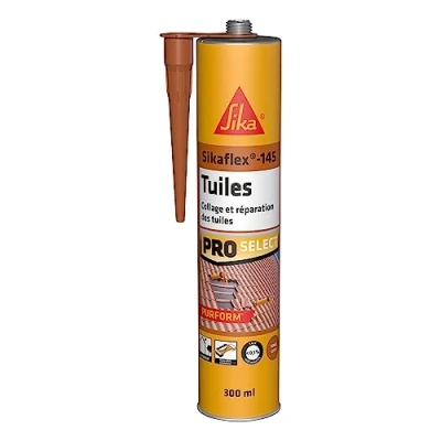 Image de SIKA Mastic colle souple polyuréthane Sikaflex 145 tuiles Purform terre cuite Réparation et collage de Tous types 300 ml