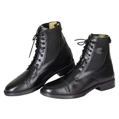 Image de Kerbl Jodhpurs Monaco Lacets Lisse Cuir Noir 37