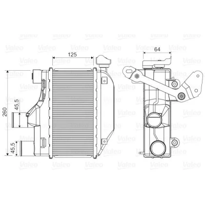 Image de VALEO 818362 Intercooler sans vanne EGR TOYOTA: Corolla IX 3/5 portes