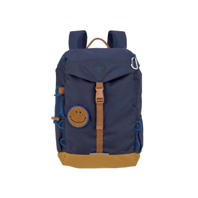 Image de LÄSSIG Sac à Dos de randonnée pour Enfant avec Sangle Poitrine et Bretelles rembourrées Imperméable 14 l Grand d&#039;extérieur Bleu Marine, foncé, Moderne