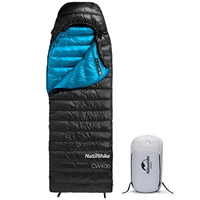 Image de Naturehike Sac de Couchage en Duvet d&#039;oie 650FP, 4 Saisons Chaudes Hiver, Portable ultraléger avec Compression pour Le Camping