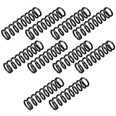 Image de sourcing map Ressort de Compression 1.2mm Fil Diamètre, 9mm OD, 35mm Libre Longueur Acier Extension Noir 10Pcs