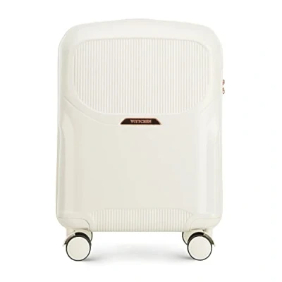 Image de WITTCHEN Lady 2 Line Valise Moyenne de Voyage en Polycarbonate à 4 Roues pivotantes Serrure Combinaison Manche télescopique Taille M Crème