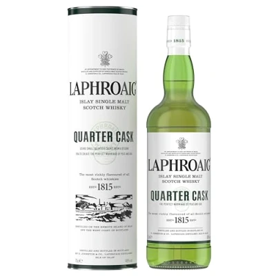 Image de Laphroaig Quarter Cask Islay Single Malt Scotch Whisky Écossais 48% 70cl
