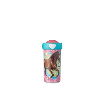 Image de Mepal Gourde Campus Gobelet pour Boire Étanche Enfants Tasse Réutilisable Sans BPA et Lavable au Lave Vaisselle 300 ml My Horse