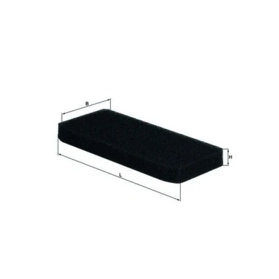 Image de MAHLE ORIGINAL LAP 1 Filtre d&#039;habitacle à particules 200,0 90 20,0 RENAULT TRUCKS: Midlum, D Serie, Premium