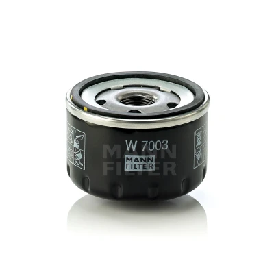 Image de MANN FILTER W 7003 Filtre à huile M 20 X 1.5 avec un clapet de non retour vissé ALFA ROMEO: 147, GT, 156 Berline, FIAT: Doblo I Break