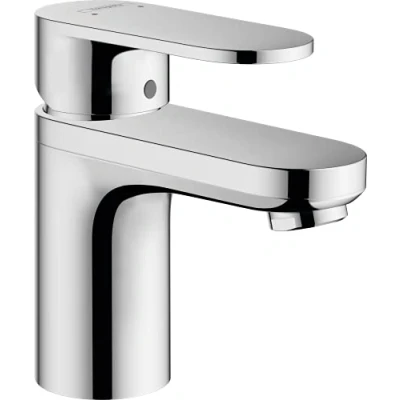 Image de HANSGROHE Mitigeur de lavabo 100, conduction d&#039;eau chaude isolée,avec tirette et vidage synthétique chromé