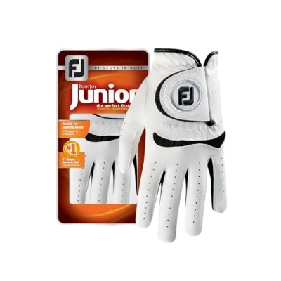 Image de Footjoy Gant de Golf Junior, Perle/Noir, Taille M