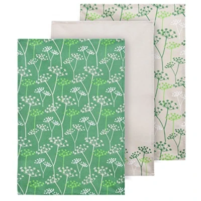Image de Premier Housewares Vache Persil thé Serviettes Lot de 3