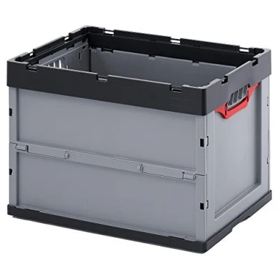 Image de 2x Profi Faltbox 60 x 40 42 mit Deckel inkl. gratis Zollstock 2er Set