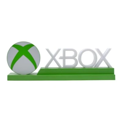 Image de Paladone Lumière verte d&#039;icônes Xbox, modes d&#039;éclairage dynamique et pulsation, accessoires de configuration jeu sous licence officielle, 30 cm