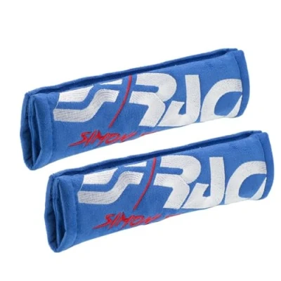 Image de Simoni Racing CC3/B Coussinet de ceinture Bleu Microfibre