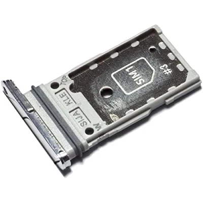 Image de Tiroir Carte SIM pour Samsung Galaxy S22, S22+ (SM S901B/DS, SM S906B/DS), Remplacement Original, Blanc