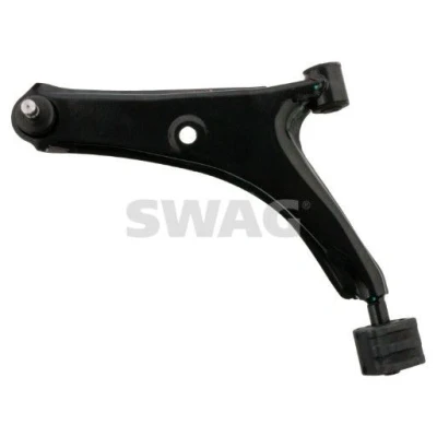 Image de SWAG 84 94 2278 Bras de suspension avec roulement Essieu avant gauche, inférieur barre oscillant transversal Tôle d&#039;acier SUZUKI: SWIFT 2