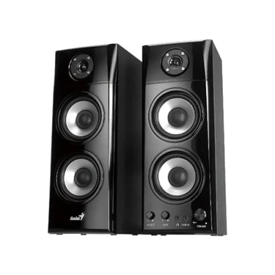 Image de Genius Enceintes SP HF 1800A V2 Noir SYSTEME 2.0 Puissance 50 Watts RMS