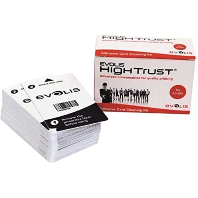 Image de Evolis Lot de 10 cartes nettoyage [ ACL003 ]