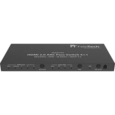Image de Commutateur HDMI 2.0 ARC VAX04100 4x1 FeinTech