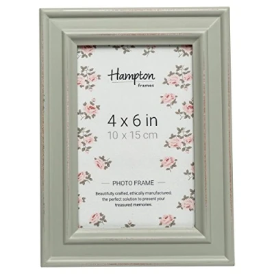 Image de Hampton Frames Paloma PAL301946S Cadre photo vieilli chic Vert sauge 10 x 15 cm