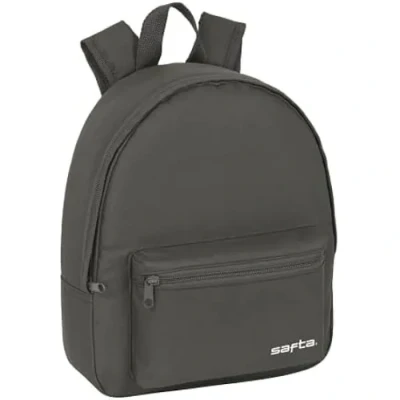 Image de Safta Mini sac à dos, idéal pour différents âges et activités, confortable polyvalent, qualité résistance, 27 x 10 32 cm, gris, Estándar, Décontracté
