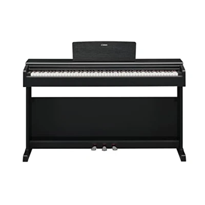 Image de Yamaha ARIUS YDP 145 Piano Numérique d&#039;Intérieur Moderne et meuble pour Amateurs, Jouabilité de Acoustique Authentique, en noyer noir