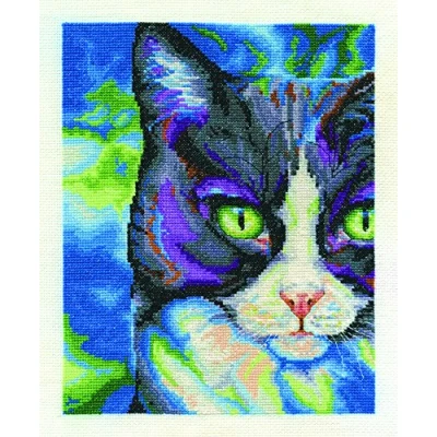 Image de DMC Kit de Point Croix 14 Fils Raquettes, Multicolore