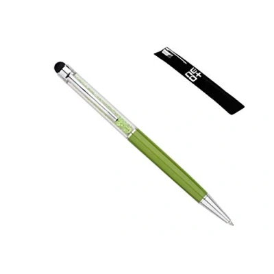 Image de QUALITÉ 2 en 1 écran Tactile capacitif Stylet et Stylo à Bille avec Cristaux (Citron Vert)