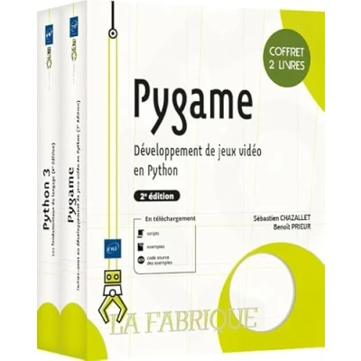 Image de Pygame Coffret de 2 livres : Développement jeux vidéo en Python (2e édition)