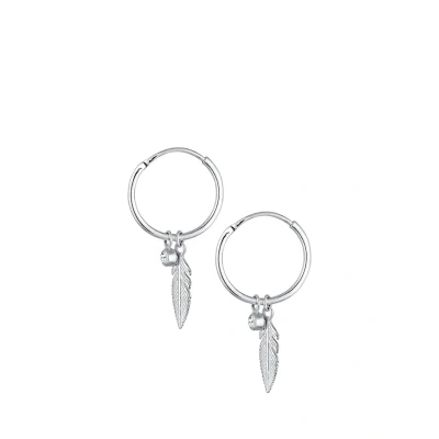 Image de Elli Feather Boucles d&#039;oreilles Silver coloured, Femme, Taille: One Size, coloured