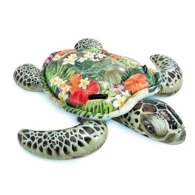 Image de Intex Realistic Print Sea Turtle Inflatable, 75&quot; X 67&quot;, for Ages 3+