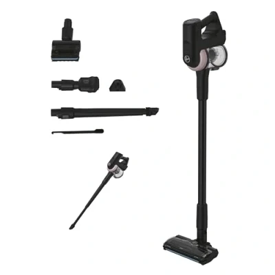 Image de Hoover HF416BF Aspirateur Balai Sans Fil Edition Limitée Spéciale Animaux, Voiture et Espaces Etroits, Puissant, Tous types de sols, Buse Flexible incluse, Brosse Anti Twist Mini Turbobrosse LED