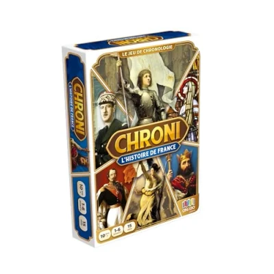 Image de CHRONI l&#039;Histoire de France Nouvelle version ON THE GO Éditions Jeu société sur 1 à 6 joueurs dès 10 ans d&#039;autres thèmes existes apprendre en s&#039;amusant