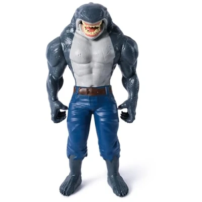 Image de DC Comics, Batman Giant Series Figurine d&#039;action King Shark 30,5 cm Super Hero Jouets de collection pour garçons et filles à partir 3 ans