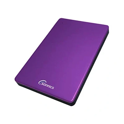 Image de Sonnics 1TB USB 3.1 Type C Externes Portable Durs Disques pour Fenêtres PC, Mac, Smart TV, Xbox One/Série X &amp; PS4 /PS5, Mauve