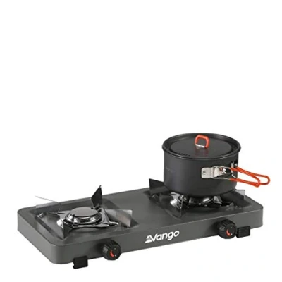Image de Vango Cuisinière à gaz d&#039;extérieur unisexe Gris Double