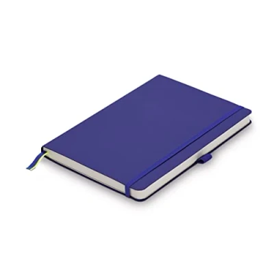 Image de LAMY Paper Soft cover Carnet de notes A5 810 Format DIN (145 x 210 mm) en bleu avec linéature Lamy, 192 pages et fermeture élastique