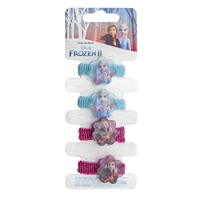Image de Disney Frozen 19383 2 4 Lot de Supports pour Tresses Multicolore