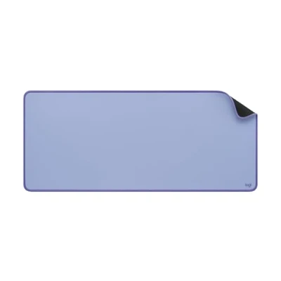Image de Logitech Desk Mat Série Studio, Large Tapis de Bureau Multifonctionnel et Etendu, Protection avec Base Anti Dérapage, Design Durable Imperméable Lilas