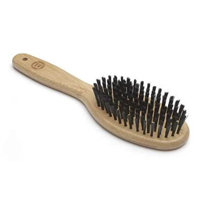 Image de Mikki Brosse en Bambou avec Soies Douces Adaptée aux Pelages Courts à Mi Longs Grande 1 Unité