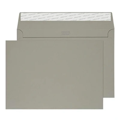 Image de Blake Creative Colour C5 162 x 229 mm 120 g/m² Enveloppes Bande Adhésive (325) Gris Orage Boîte de 500