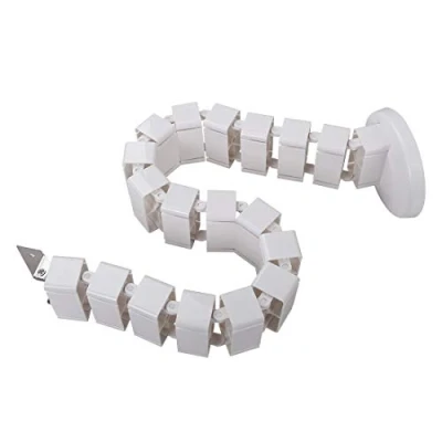 Image de Flexispot Goulotte passe câbles 128 cm pour gestion flexible des sur l&#039;ordinateur et le lieu de travail (blanc)
