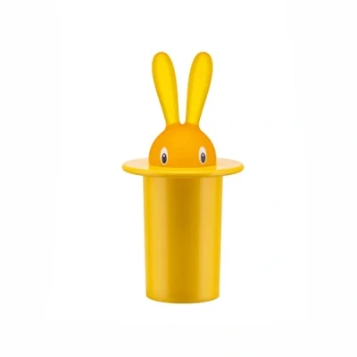 Image de Alessi Asg16 Y Magic Bunny Porte Cure dents en Résine Thermoplastique, Jaune