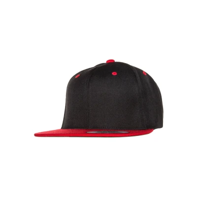 Image de Flexfit Classic Snapback 2TONE Casquette, Taille: One Size, Black/red