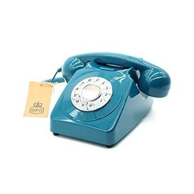Image de Téléphone Bouton Poussoir GPO 746 Push Button Azure Blue